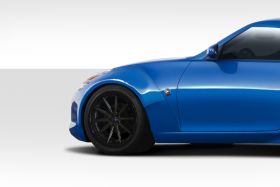 2009-2019 Nissan 370Z Z34 Duraflex 75mm Circuit Front Fender Flares 2PC - 112596