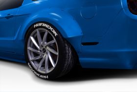2010-2014 Ford Mustang Duraflex Circuit 75 MM Rear Fender Flares 2PC - 112624