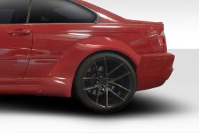 2001-2006 BMW M3 E46 Duraflex Circuit 50mm Rear Fender Flares 2PC - 112628