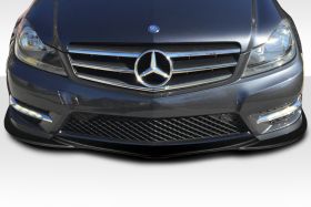 2012-2014 Mercedes C Class W204 Duraflex L Sport Front Lip Spoiler 1PC (AMG Sports Bumper only) - 112746