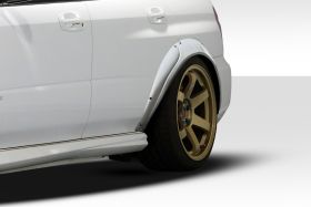 2004-2007 Subaru Impreza WRX STI Duraflex Rally Rear Fender Flares 4PC - 112758