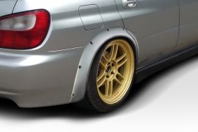 2004-2007 Subaru Impreza WRX 4DR Duraflex Race Rear Fender Flares 4PC - 112784