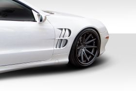 2003-2008 Mercedes SL Class R230 Duraflex SLR Look Fenders 2PC - 112838