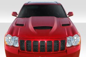 2005-2010 Jeep Grand Cherokee Duraflex Hellcat Look Hood 1PC - 113007
