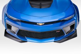 2016-2018 Chevrolet Camaro V8 Duraflex Grid Front Bumper Air Duct Extensions Add Ons Spat Extensions 2PC - 113021