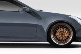 2003-2007 Infiniti G Coupe G35 Duraflex Circuit 75mm Front Fender Flare Caps (Non Sport Version) 2PC - 113039