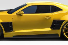 2010-2013 Chevrolet Camaro Duraflex CCG Wide Body Side Skirts (includes door caps) 4PC - 113057