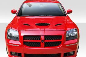 2005-2007 Dodge Magnum Duraflex Hellcat Look Hood 1PC - 113202