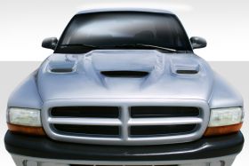 1997-2004 Dodge Dakota 1998-2003 Durango Duraflex Hellcat Look Hood 1PC - 113206