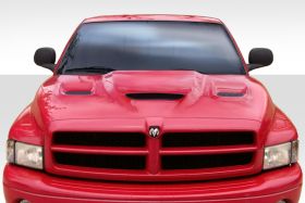 1994-2001 Dodge Ram Duraflex Hellcat Look Hood 1PC - 113210