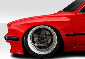 1984-1991 BMW 3 Series E30 Duraflex TKO Wide Body Front Fender Flares 50mm 4PC - 113225