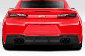 2016-2018 Chevrolet Camaro V8 Duraflex Racer Rear Lip 1PC (Quad Exhaust) - 113287