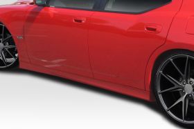 2006-2010 Dodge Charger Duraflex Hellcat Look Side Skirts 2PC - 113291