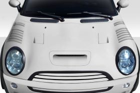 2002-2006 Mini Cooper Duraflex Racer Hood 1PC - 113313