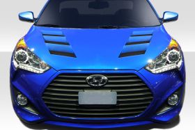 2012-2017 Hyundai Veloster Hyundai Veloster Duraflex AM-S Hood 1PC - 113352
