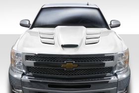 2007-2013 Chevrolet Silverado Duraflex Viper Look Hood 1PC - 113402