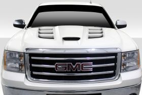 2007-2013 GMC Sierra Duraflex Viper Look Hood 1PC - 113414