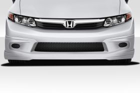 2012-2012 Honda Civic 4DR Duraflex Type M Front Lip Spoiler 1PC - 113418
