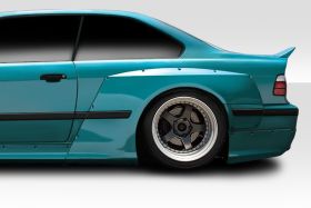 1992-1998 BMW 3 Series M3 E36 2DR Duraflex Circuit Rear Fender Flares 2PC - 113444