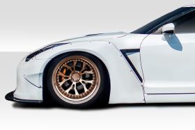 2009-2019 Nissan GT-R R35 Duraflex LBW Front Fender Flares 4PC - 113508