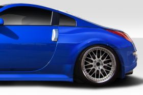 2003-2008 Nissan 350Z Z33 Duraflex Demon Rear Fender Flares 2PC - 113549