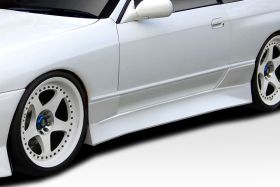1989-1994 Nissan Skyline R32 2DR Duraflex V-Speed Side Skirts 2PC - 113563