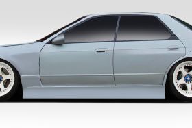 1989-1994 Nissan Skyline R32 4DR Duraflex V-Speed Side Skirts 2PC - 113565