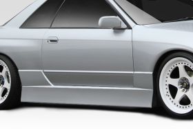 1989-1994 Nissan Skyline R32 2DR Duraflex Type U Side Skirts 2PC - 113568