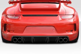 2012-2015 Porsche 911 Carrera 991 Eros GT3 Look Rear Bumper (includes reflectors) 2PC - 113578
