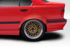 1992-1998 BMW 3 Series E36 Duraflex RBS Rear Fender Flares 2PC - 113677