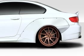 2007-2013 BMW 3 Series E92 2dr E93 Convertible Duraflex Circuit Wide Body Rear Fender Flares 4PC (fits all models except M3) - 113786