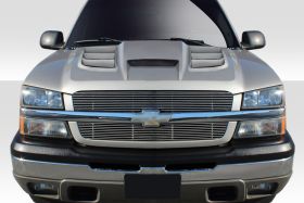 2002-2006 Chevrolet Avalanche (without cladding) 2003-2005 Silverado Duraflex Viper Look Hood 1PC - 113799