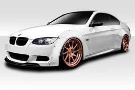 2007-2013 BMW 3 Series E92 2dr E93 Convertible Duraflex Circuit Wide Body Front Kit 8PC (fits all models except M3) - 113827