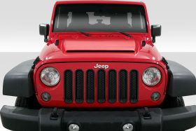 2007-2018 Jeep Wrangler Duraflex Rage Hood 1PC - 113887