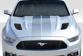 2015-2017 Ford Mustang Duraflex R-Spec Hood Vents 2PC - 113889