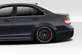 2012-2014 Mercedes C63 W204 4DR Sedan Duraflex Black Series Look Rear Fenders 4PC - 113921