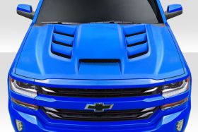 2016-2018 Chevrolet Silverado Duraflex Viper Look Hood 1PC - 114233