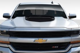 2016-2018 Chevrolet Silverado Duraflex ZL1 V2 Look Hood 1PC - 114234