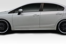 2012-2015 Honda Civic 4DR Duraflex RR Side Skirts 2PC - 114286