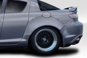 2004-2011 Mazda RX-8 Duraflex RBS 50mm Rear Fender Flares 2PC - 114362