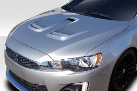 2008-2017 Mitsubishi Lancer / Lancer Evolution 10 Duraflex D Spec Hood 1PC - 114385