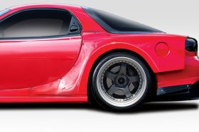 1993-1997 Mazda RX-7 Duraflex Bossen Wide Body Rear Fender Flares 2PC - 114443