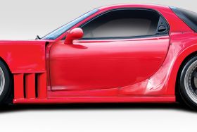 1993-1997 Mazda RX-7 Duraflex Bossen Wide Body Side Skirts 2PC - 114444