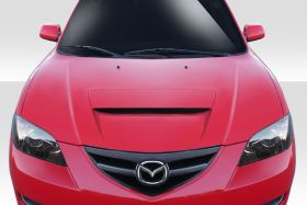 2004-2008 Mazda 3 4DR Duraflex M-Speed Hood 1PC - 114579