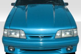1987-1993 Ford Mustang Duraflex 4 Inch Cowl Hood 1PC - 114653