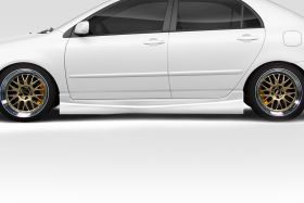 2003-2008 Toyota Corolla Duraflex Target Side Skirts 2PC - 114686