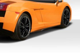 2004-2008 Lamborghini Gallardo LP570 Style Side Skirts Rocker Panels 2PC - 114728
