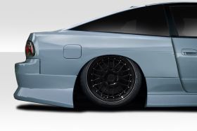 1989-1994 Nissan 240SX S13 HB Duraflex B Sport Wide Body 70MM Rear Fender Flares 2PC - 114748