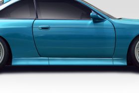 1995-1998 Nissan 240SX S14 Duraflex B Sport Wide Body Side Skirts Rocker Panels 4PC - 114753