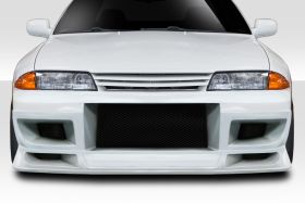 1989-1994 Nissan Skyline R32 2DR / 4DR Duraflex Demon V2 Front Bumper Cover 1PC - 114763